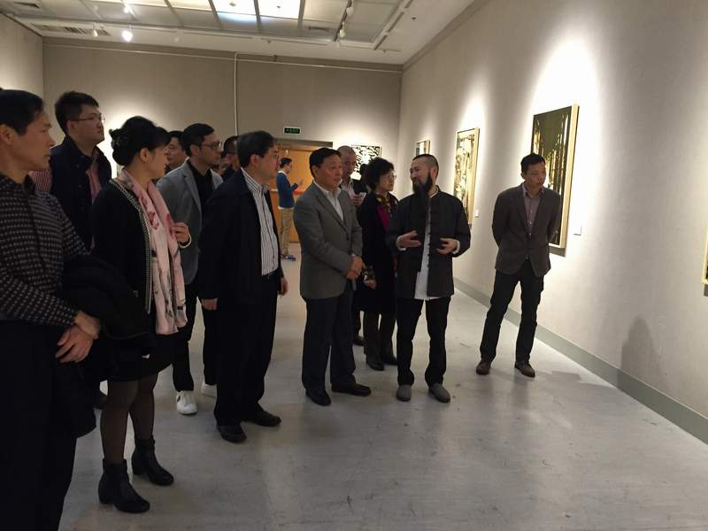 太仓民革党员张志强“漆语江南”漆画展在厦门开幕
