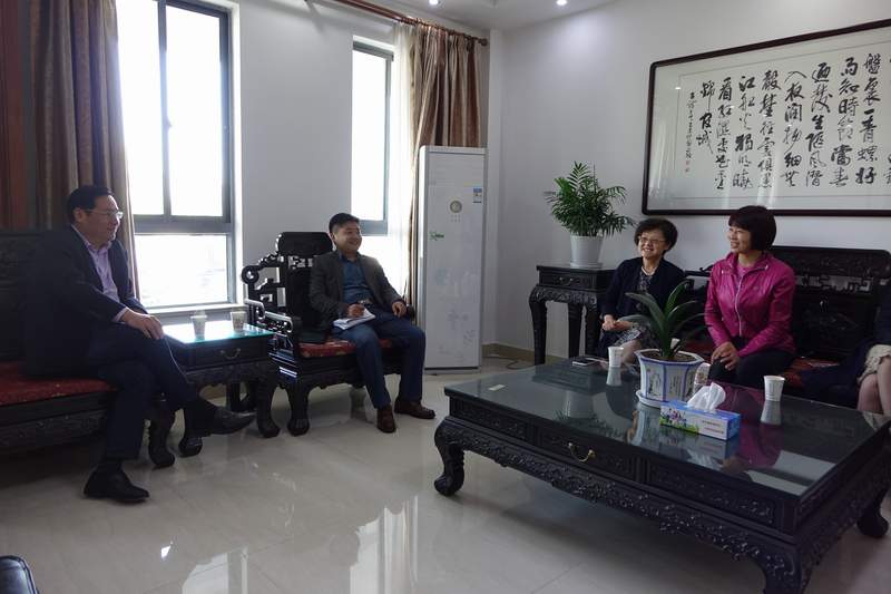 团结报社来太仓民革采访